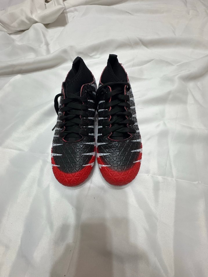 Kırmızı Siyah Zebra Desenli Erkek Futbol Ayakkabısı 37 numbers - Görsel 2