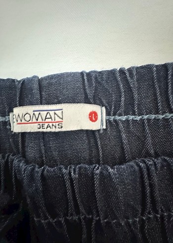 Bol Kesim Midi Denim Kadın Pantolon - Görsel 2