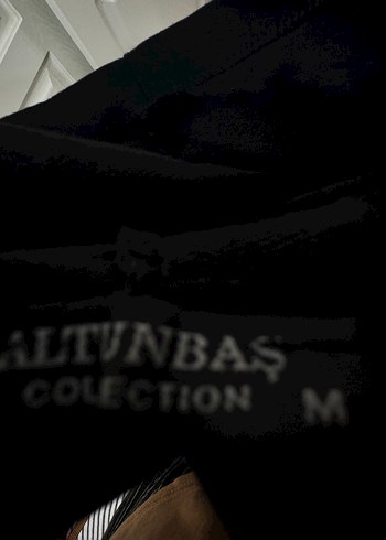 Kadın Siyah Kapüşonlu Uzun Sweatshirt - Görsel 4