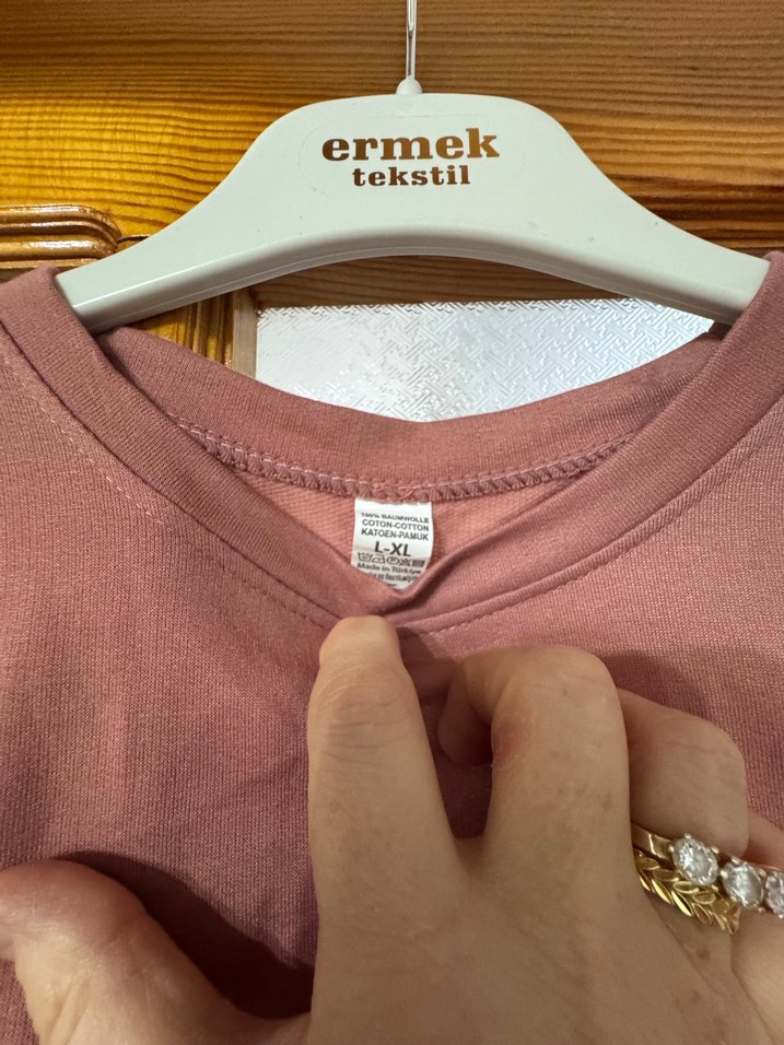 Kadın Uzun Kollu Salaş Sweatshirt - Görsel 2