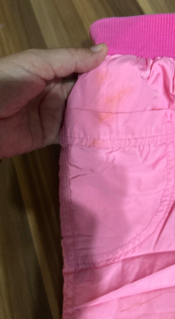 Kız Çocuk Pembe Nakışlı Fermuarlı Pantolon - Görsel 3