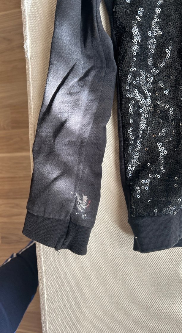 Payetlı kız çocuk ceket - Görsel 3