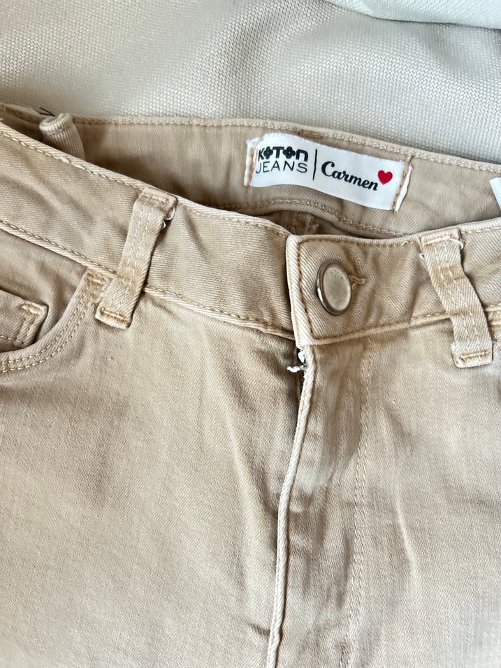 Bej Kadın pantolon - Görsel 3