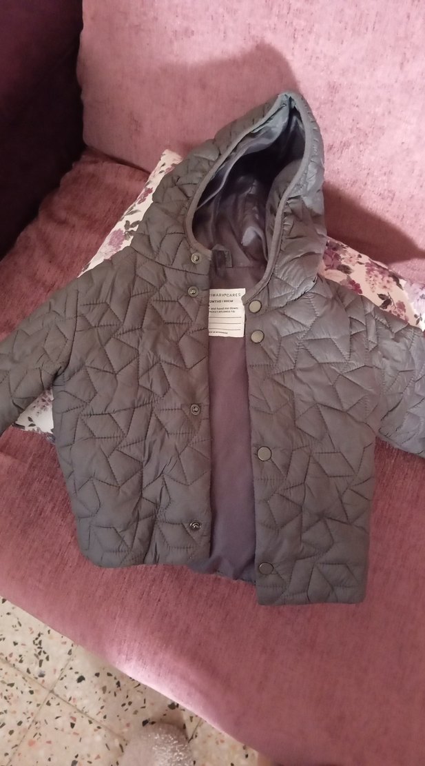 Primark Cares 9-12 Ay Bebek Ceketi - Gri - Görsel 2