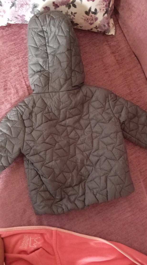 Primark Cares 9-12 Ay Bebek Ceketi - Gri - Görsel 4