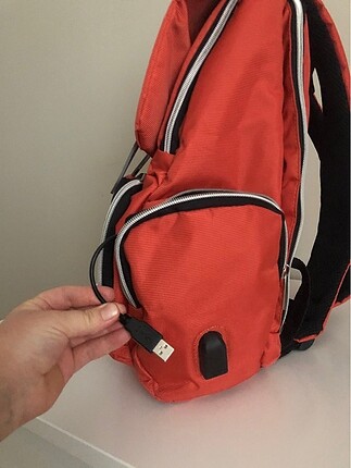  Beden turuncu Renk my valice marka anne bebek çantası