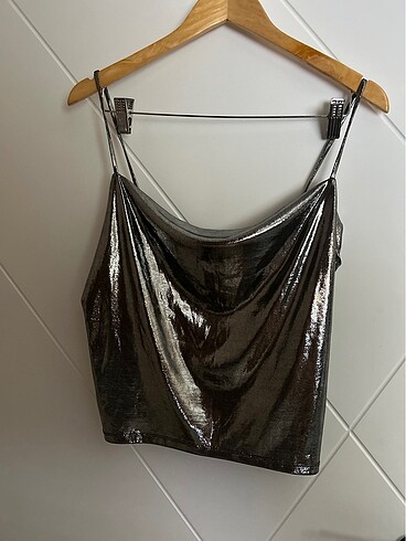 s Beden gri Renk H&M marka Parlak askılı