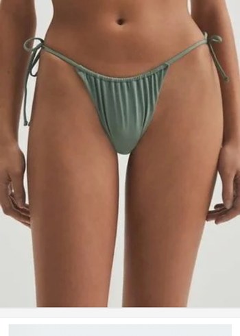 Oysho Oysho Kadın Minimalist Pastel Haki Bikini