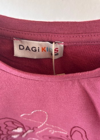 Dagi marka Bordo Kız Çocuk Uzun Kollu Baskılı Tişört - Görsel 2