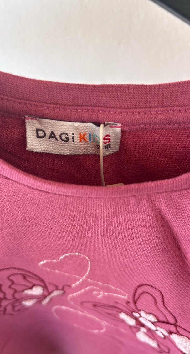 Dagi marka Bordo Kız Çocuk Uzun Kollu Baskılı Tişört - Görsel 2