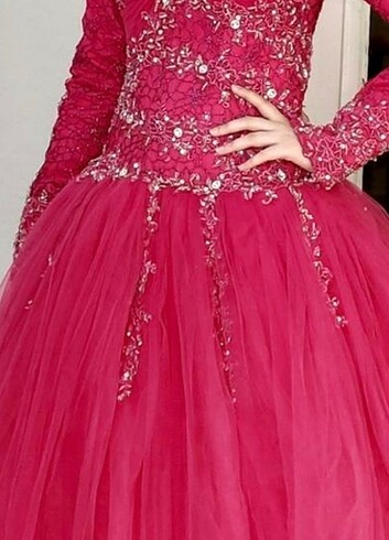 40 Beden KINA ELBİSESİ PEMBE