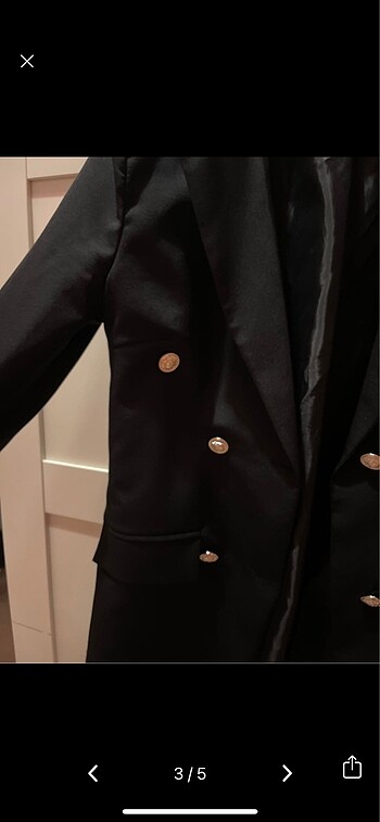 38 Beden Blazer Ceket Siyah