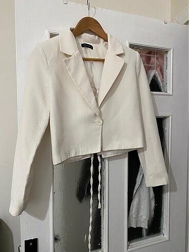 34 Beden Crop blazer ceket