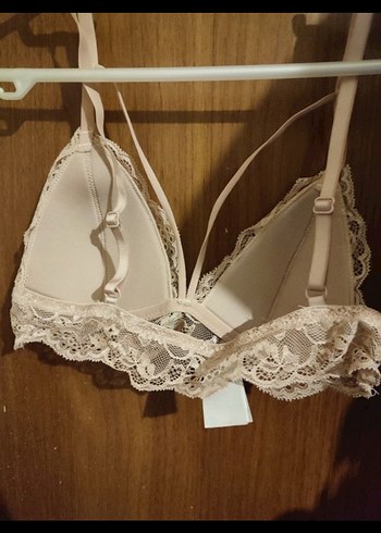 Defacto Fit dantelli pudra pembesi bralet - Görsel 2