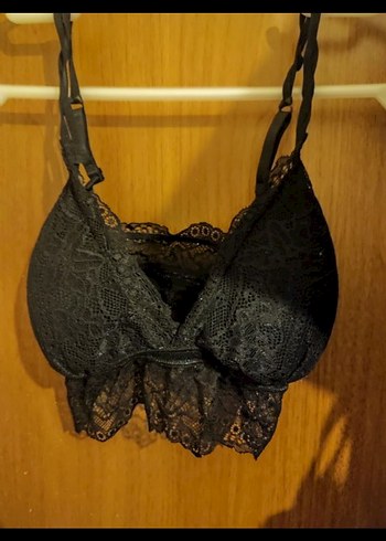 Sinsay Siyah dantelli bralet - Görsel 2