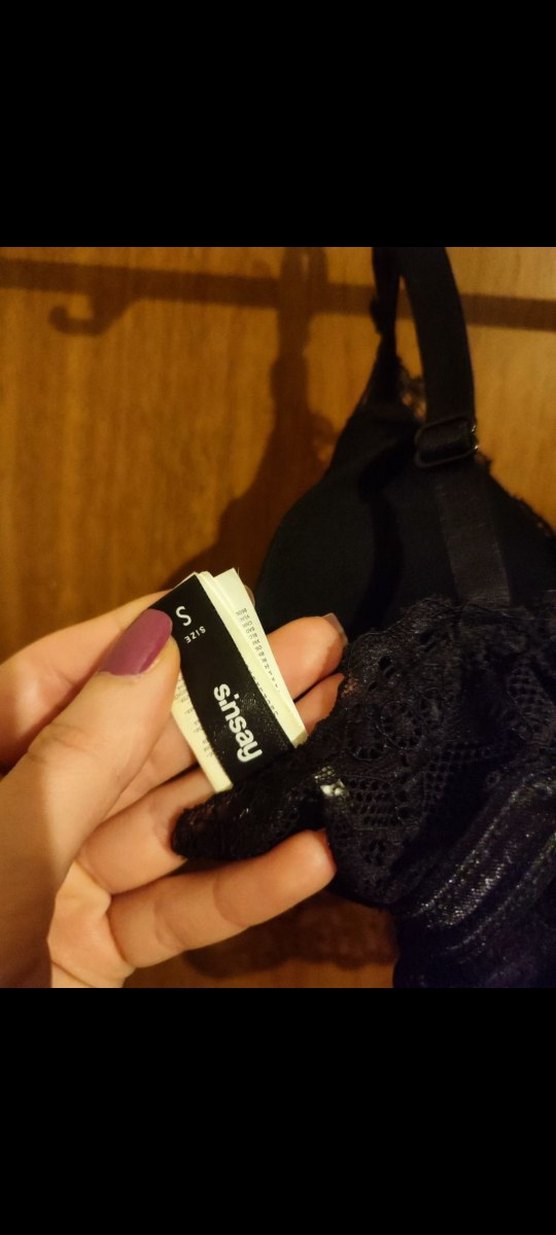 Sinsay Siyah dantelli bralet - Görsel 4