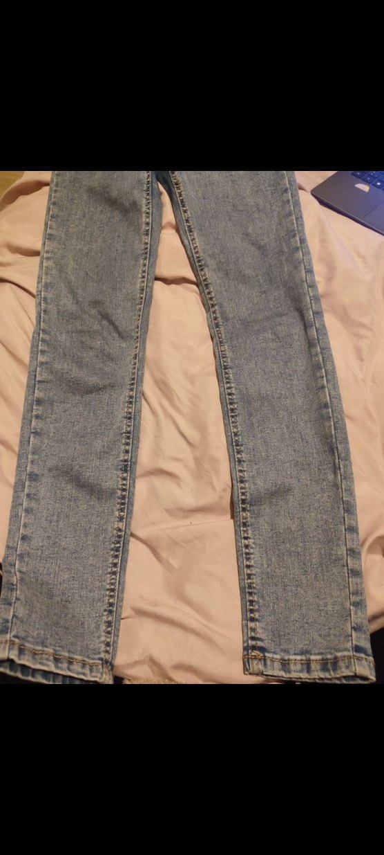 pull and bear düğmeli skinny jean pantolon - Görsel 4