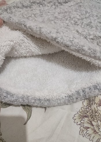 Gri Kadın Kürklü Yumuşak boyunluk(atkı) - Görsel 3