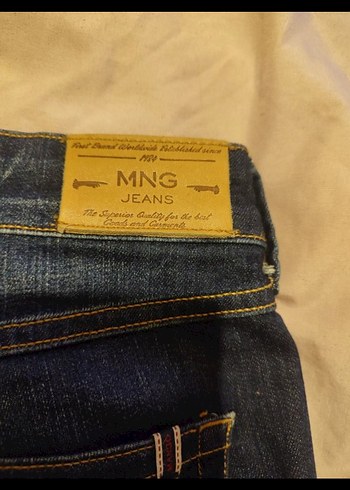 Mango ispanyol paça jean pantolon - Görsel 4