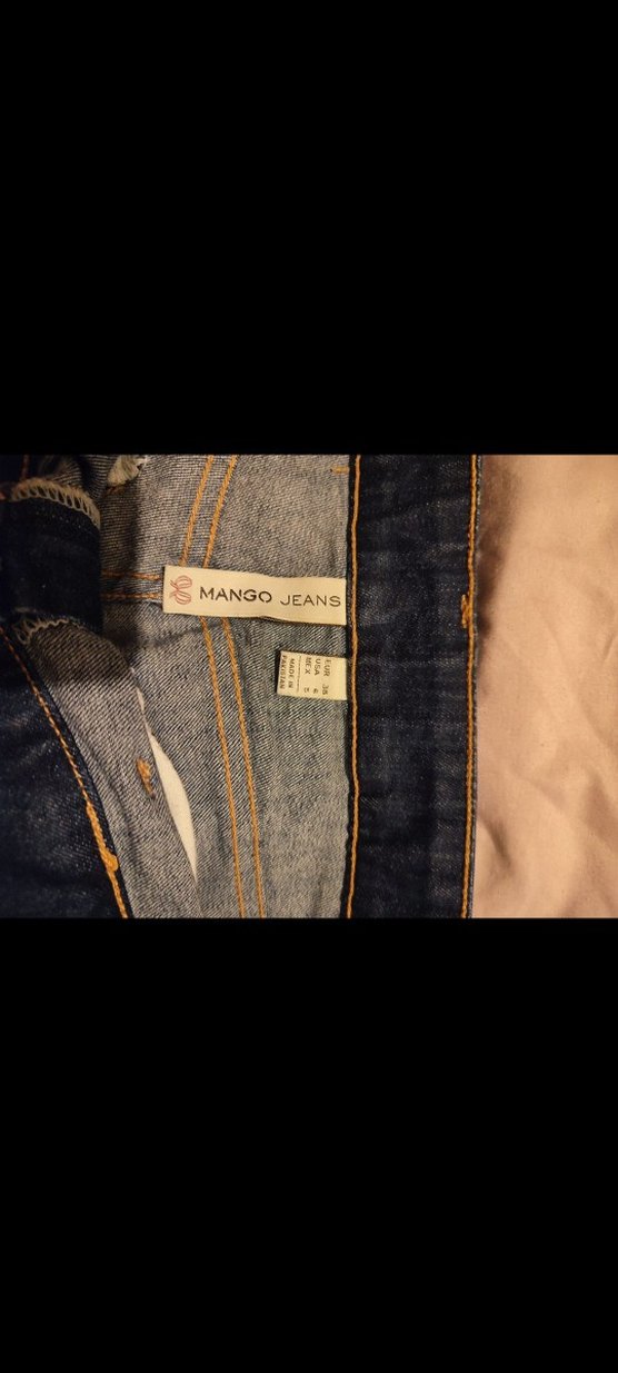 Mango ispanyol paça jean pantolon - Görsel 2