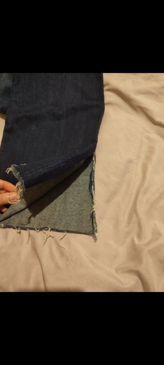 Mango ispanyol paça jean pantolon - Görsel 5