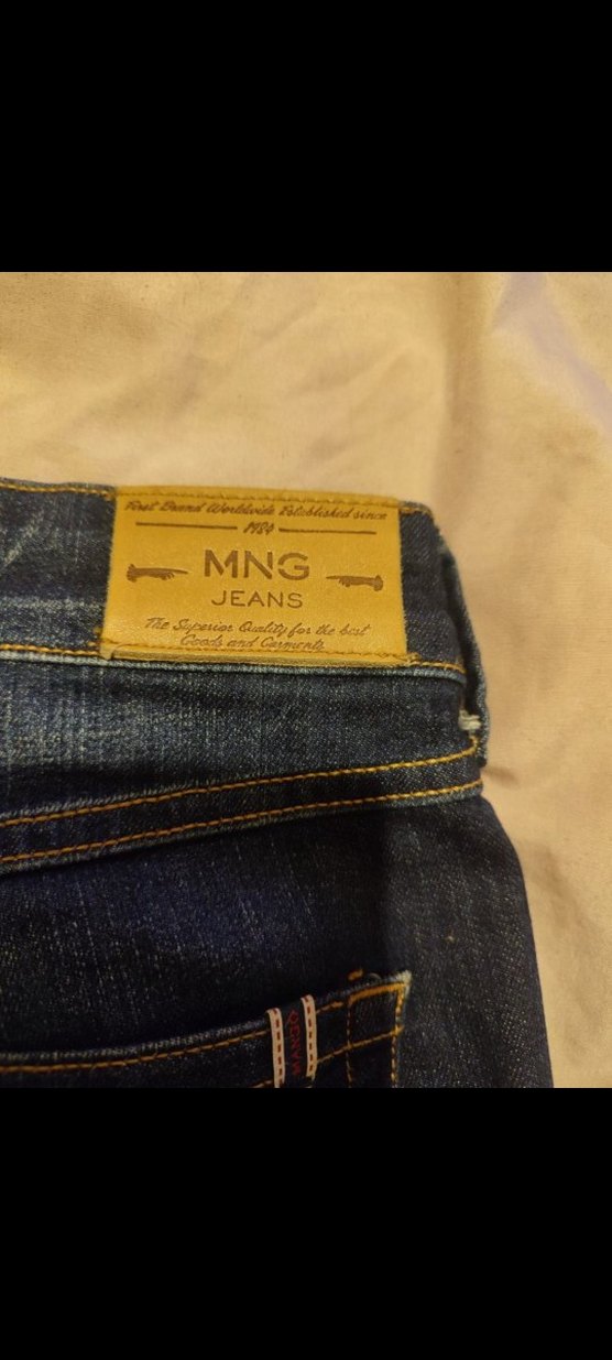 Mango ispanyol paça jean pantolon - Görsel 4