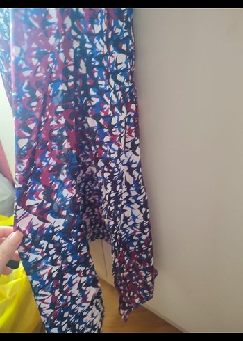 maxi boy sisley elbise - Görsel 5