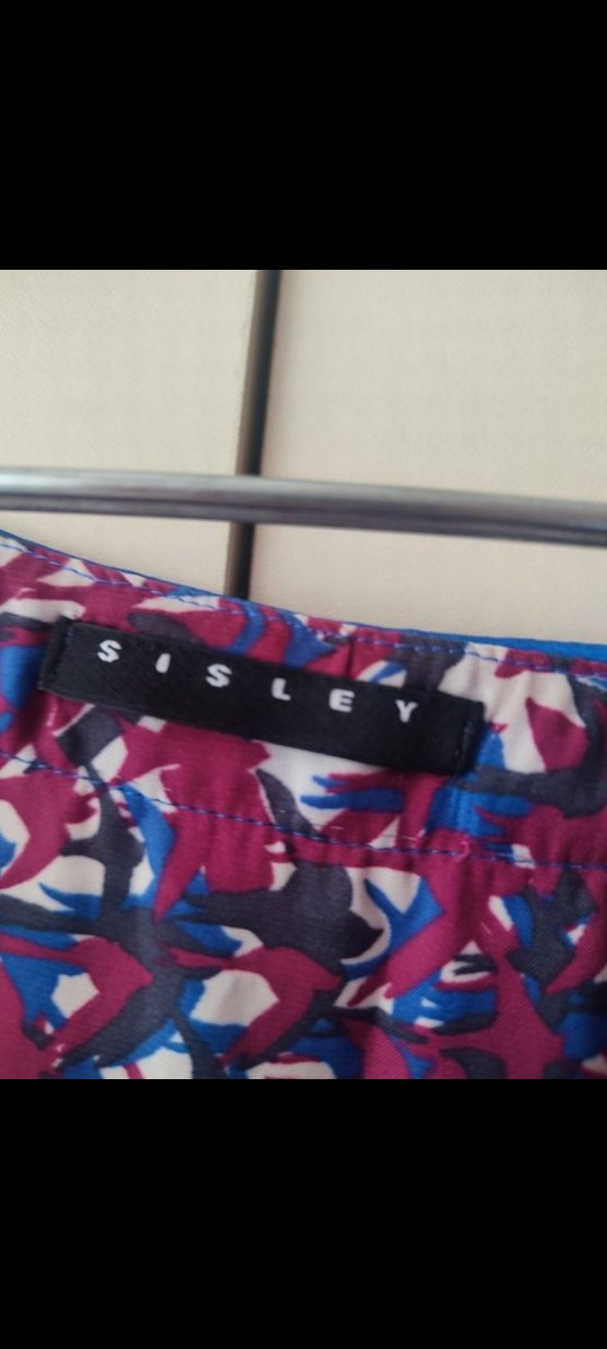 maxi boy sisley elbise - Görsel 4