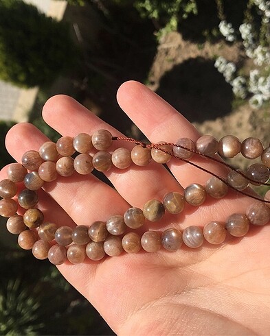  Beden çeşitli Renk GÜNEŞ TAŞI DİZİ DOĞALTAŞ