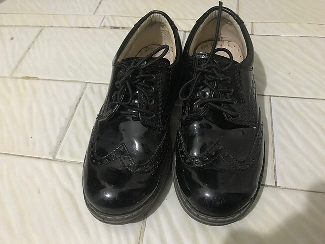 27 Beden siyah Renk Rugan / özel gün / klasik ayakkabı