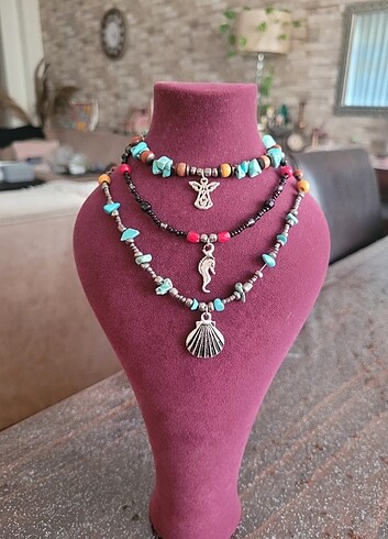 Tasarımcı Tasarım kolyeler doğal kristal taş charm