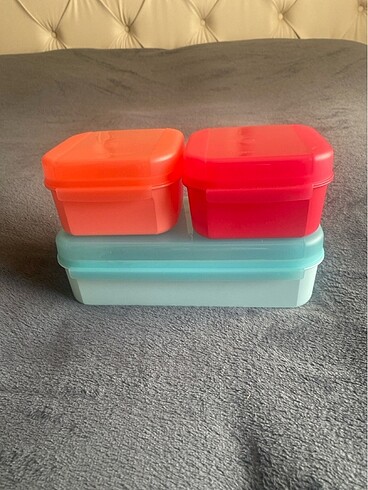 Tupperware özel kareler üçlü