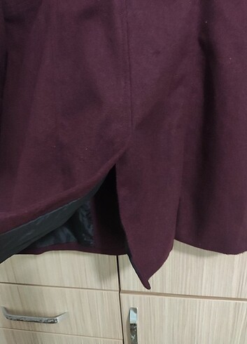 xl Beden bordo Renk Kadın kaban