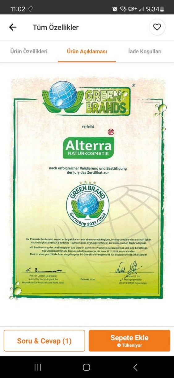 alterra Siyah Maskara - Görsel 5