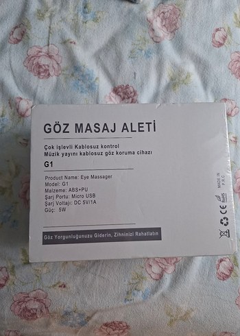 robo. Göz Masaj Makinesi Beyaz - Görsel 3
