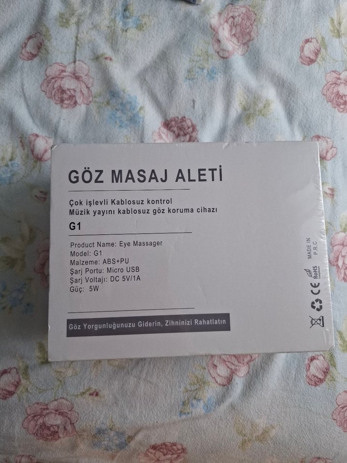 robo. Göz Masaj Makinesi Beyaz - Görsel 3