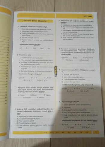 Beden AYT Son 500 Soru Biyoloji Alan Testi Kitabı