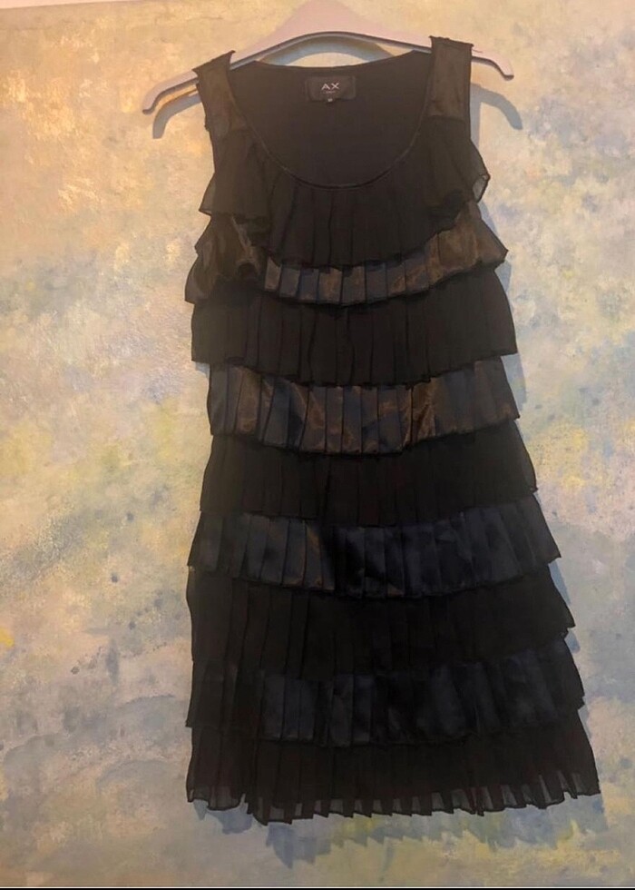 Siyah kısa elbise - Görsel 2