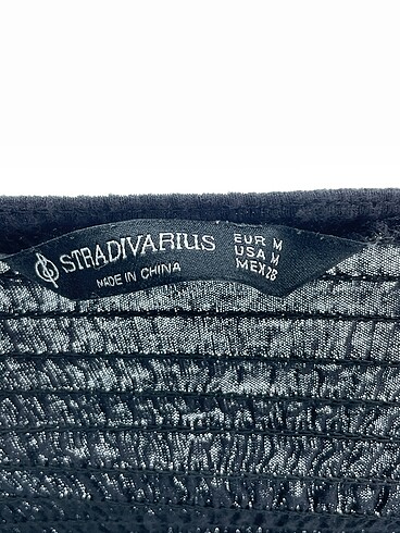 m Beden siyah Renk Stradivarius Mini Üst %70 İndirimli.