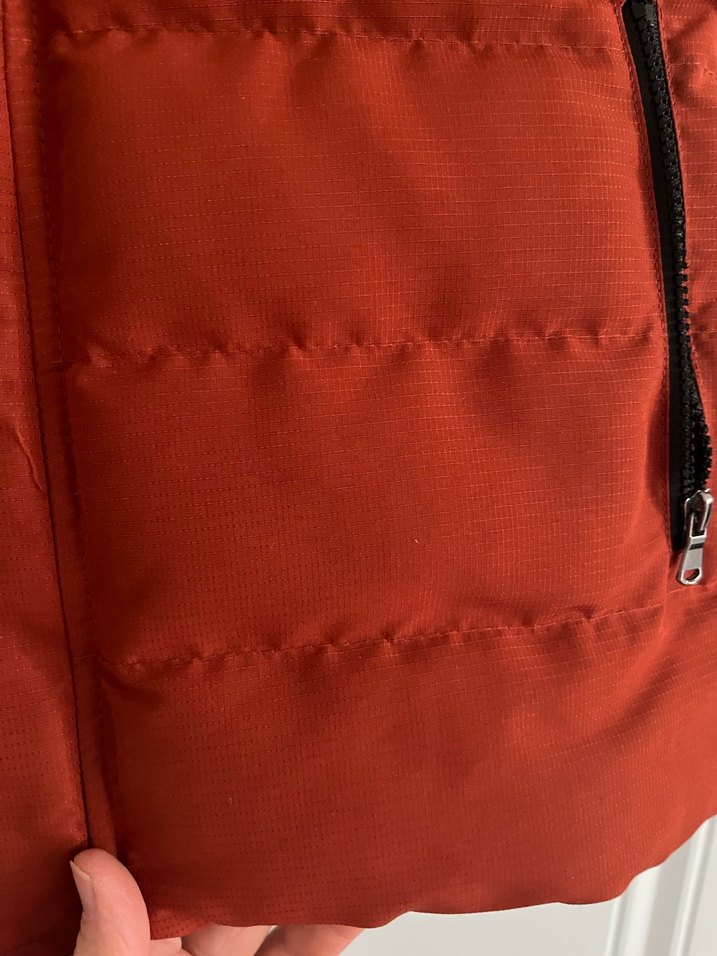 Kiremit Fermuarlı erkek Spor Yelek - Görsel 4