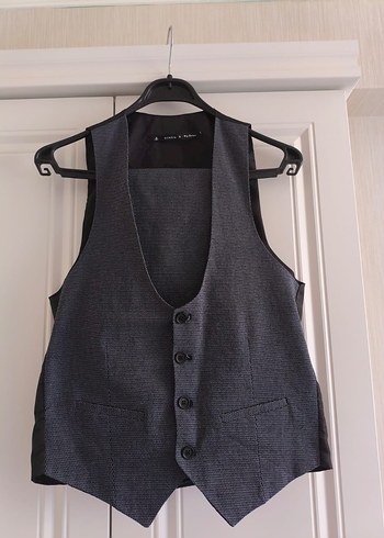 Gri Regular Fit Kemerli Erkek Pantolon - Görsel 2