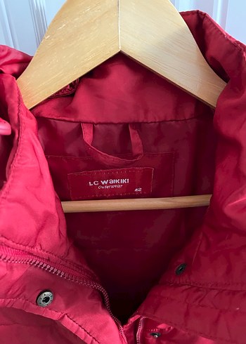 Düğmeli Kırmızı Midi unisexs  Yelek - Görsel 4