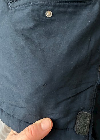 Erkek Çocuk Düğmeli Mavi Kışlık Mont - Görsel 7