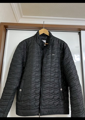 Siyah Erkek Regular Fit Fermuarlı mont uspa - Görsel 2