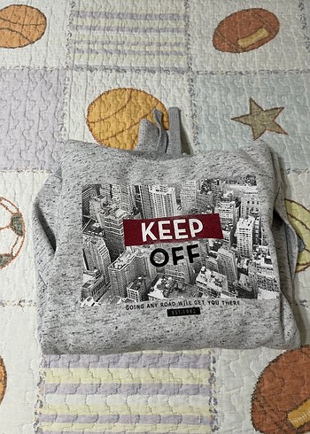 Gri Kapüşonlu erkek defacto 2 adet Sweatshirt - Görsel 6