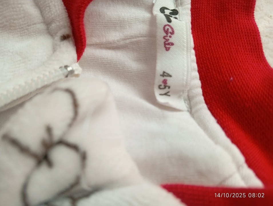 Nakışlı Beyaz Bebek Polar Tulum - Görsel 2