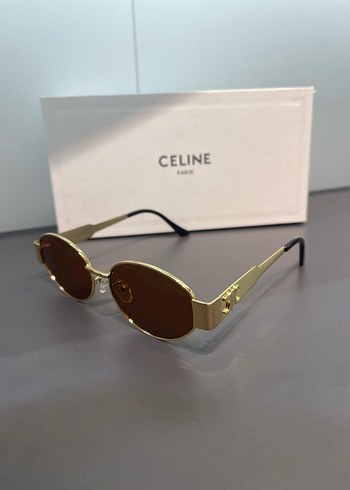  Beden Celine | Kahverengi Gold Güneş Gözlüğü