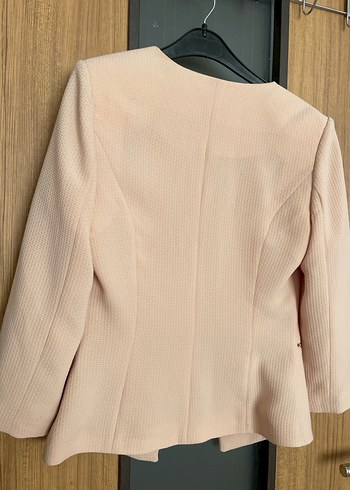 36 Beden Pudra Pembe Truvakar Blazer Ceket
