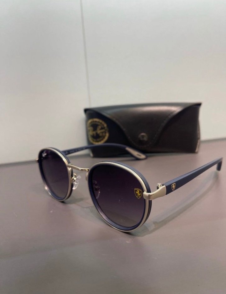 Ray-Ban Ferrari Lacivert Güneş Gözlüğü - Görsel 3