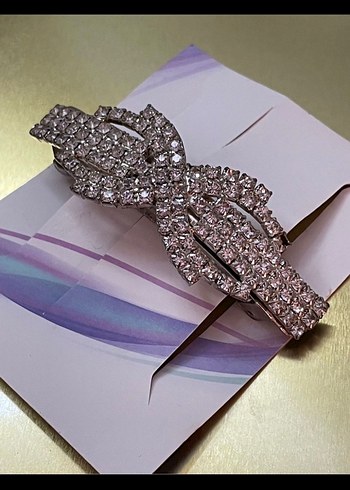 Zirkon Taşlı Abiye Toka | klipsli - Görsel 2